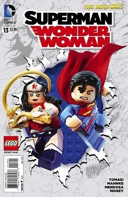 Buy Superman / Wonder Woman Issue 13 - Lego Variant Cover - New 52 Dc Comics 2015 • 4.95£