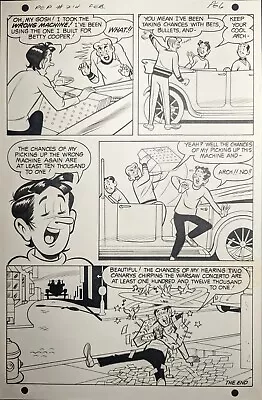 Buy Original Art, PEP #214 P#6/6 Dan DeCarlo  Chances Are  1968 Archie (A# 1992) • 119.93£