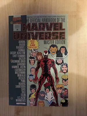 Buy Official Handbook Of The Marvel Universe #29 Master Edition Carnage Sabretooth • 7.50£
