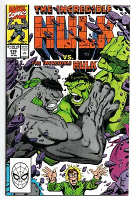 Buy Incredible Hulk #376 (1990) VF+ 1st Agamemnon Son Of Loki - Hulk Vs Gray Hulk • 12.02£