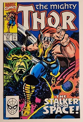 Buy Thor #417 (1990, Marvel) VF/NM 1st App Red Celestial • 2.49£