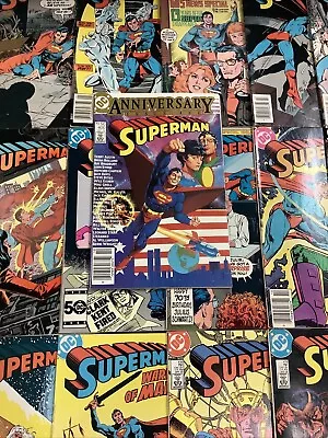 Buy Superman #400-420 Comic Book Lot Eduardo Barreto Frank Miller Klaus Janson Kirby • 48.03£
