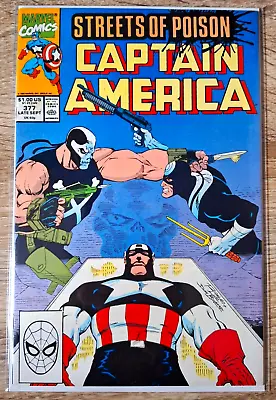 Buy Captain America #377 (1990)Copper Age-Marvel Comics Listing #234 To #379 VF+ • 3.25£