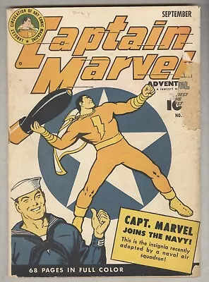 Buy Captain Marvel Adventures #27 September 1943 G Mr. Mind Chapter VI • 79.39£