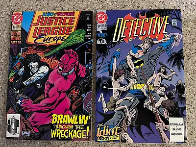 Buy Detective Comics #639/JL Europe #33 1st Sonic The Hedgehog Preview DC 1991 • 19.86£