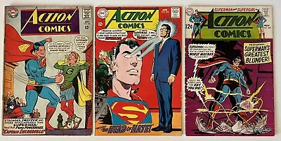 Buy DC Action Comics 354 362 369 Silver Age 60s Lot Superman Supergirl GD/VG Vintage • 13.27£