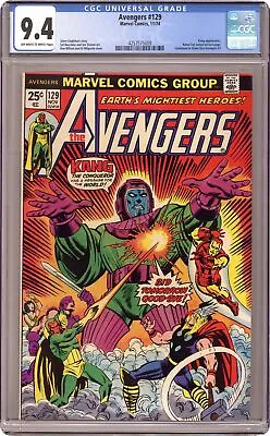 Buy Avengers #129 CGC 9.4 1974 4257575009 • 162.56£