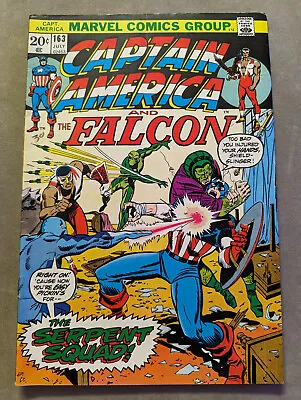 Buy Captain America And The Falcon #163, Marvel Comics, 1973, FREE UK POSTAGE • 18.99£