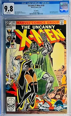 Buy 1981 Uncanny X-Men 145 CGC 9.8 UK Variant. Doctor Doom Storm • 279.91£