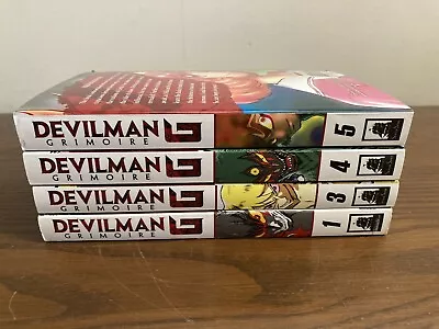 Buy Devilman G Grimoire English Manga Lot Vol 1 3 4 5 Seven Seas Good Condition • 20.05£
