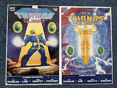 Buy Marvel Comics Thanos Quest #1 & #2 Complete Series 1st Print (1990) High Grade • 49.99£