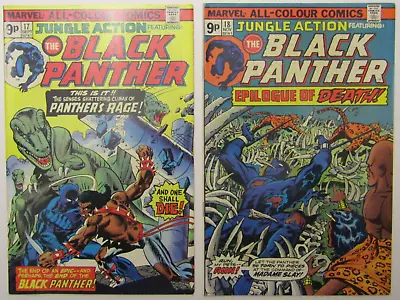 Buy Marvel Comics (x2) Jungle Action Black Panther #17/18 Bronze Age Sep/Nov 1975 • 8.50£