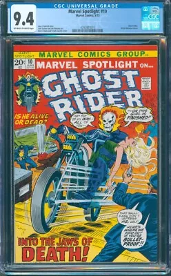 Buy Marvel Spotlight #10 CGC 9.4 (NM) Early Ghost Rider • 197.89£