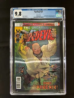 Buy Daredevil #595 CGC 9.8 (2018) - Lenticular Cover - X-Men #135 Homage - Kingpin • 39.97£
