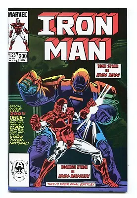 Buy Iron Man #200 - Tony Stark Returns W/ New Iron Man Armor - Unread Copy - 1985 • 19.79£