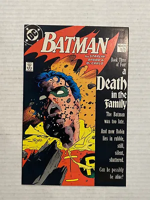 Buy Batman #428 VF (The Death Of Jason Todd/A Death In The Family) 1989 • 43.42£