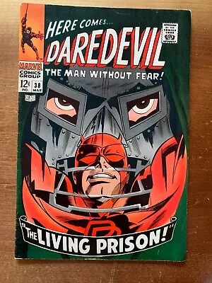 Buy 1968 Marvel Comics-Here Comes DAREDEVIL # 38 The Living Prison! Stan Lee/Gene C • 51.37£
