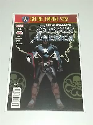 Buy Captain America #16 Nm (9.4 Or Better) Marvel Comics Secret Empire June 2017  • 4.24£