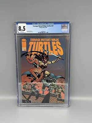 Buy CGC 8.5 - Teenage Mutant Ninja Turtles #21 Image Comics 1999 TMNT Low Print Run • 63.34£
