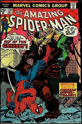 Buy Amazing Spider-Man (1963 Series) #139 '1st Grizzly' VG Cond* (Marvel, Dec 1974) • 9.64£