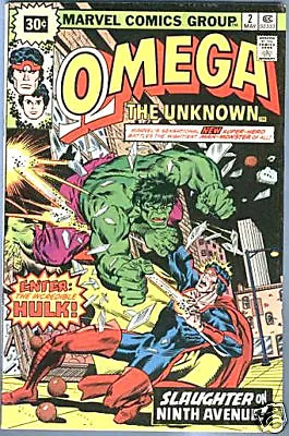 Buy Omega The Unknown 2 Rare 30 Cent Price Variant .30 F+ Inclrdible Hulk Marvel • 31.62£