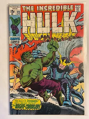 Buy Incredible Hulk #126  1st Barbara Norriss (Valkyrie), Marvel Comics 1970  F 6.5 • 39.68£