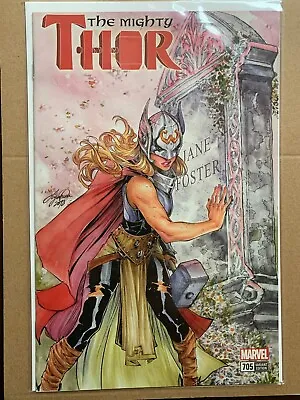 Buy The Mighty Thor #705 Siya Oum Death Of Jane Foster Variant • 8.04£