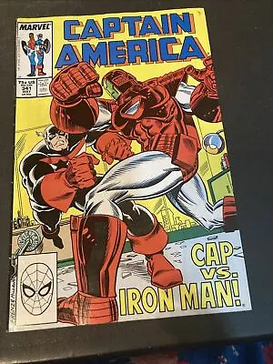 Buy Captain America Vol 1 #341 (1988) 1st Appearance Lemar Hoskins As Battlestar • 15£