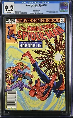 Buy Amazing Spider-Man #239 CGC 9.2 Spidey Vs. Hobgoblin Battle • 39.53£
