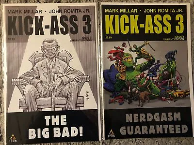 Buy Kick-Ass 3 Issue 2 Variants Comics Movie • 2.50£
