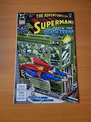 Buy Adventures Of Superman #481 Direct Market Edition ~ NEAR MINT NM ~ 1991 DC Comic • 3.19£