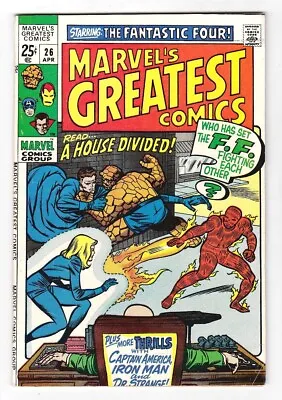Buy Marvel's Greatest Comics 26 (vf 8.0) Fantastic Four, Captain America, Iron Man * • 18.68£