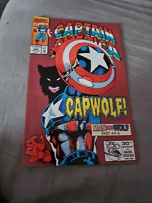 Buy Marvel Comics - Captain America #405: Man And Wolf Part 4 (1992) Bag & Boarded • 3.95£