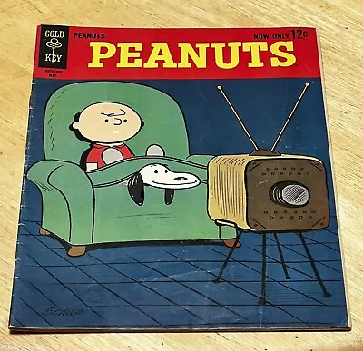 Buy Peanuts #1 1963-gold Key-charlie Brown-snoopy-first Issue • 278.05£