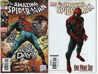Buy Amazing Spider-man #544 Variants One More Day Marvel Comics 2007 No Way Home MCU • 49.80£