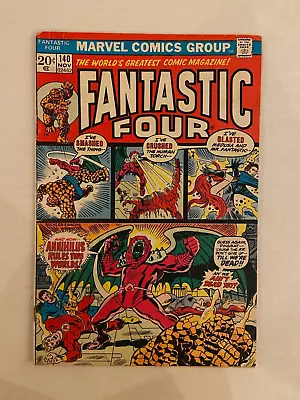 Buy Fantastic Four #140 Comic Book  Origin Of Annihilus • 7.90£