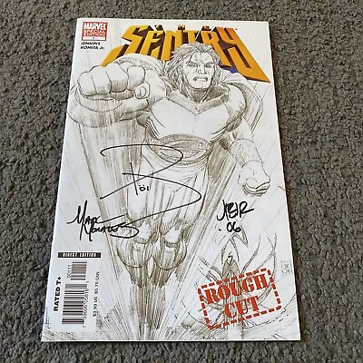Buy THE SENTRY #1 Special Edition Rough Cut  One Shot  SKETCH VARIANT  2005 Signed • 99.29£