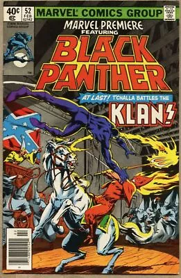 Buy Marvel Premiere #52-1980 Fn 6.0 Black Panther Vs The Klu Klux Klan Hannigan • 16.40£