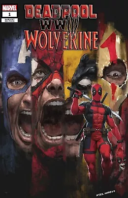 Buy Deadpool Wolverine Wwiii #1 Skan Srisuwan Homage Variant Ltd To 600 W/coa Wk4 • 31.50£