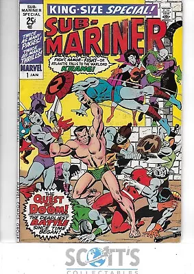 Buy Sub-mariner King-size Special  #1  Vg • 10£