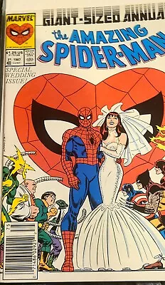 Buy The Amazing Spider-Man Annual #21 1987 Special Wedding Issue Ungraded • 12.40£