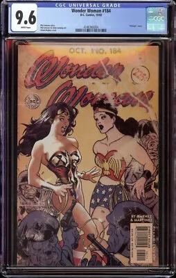 Buy Wonder Woman # 184 CGC 9.6 White (DC, 2002) Classic Adam Hughes Cover • 138.36£