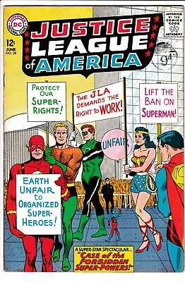 Buy JUSTICE LEAGUE OF AMERICA #28, FN, DC Comics (1964) • 29.95£