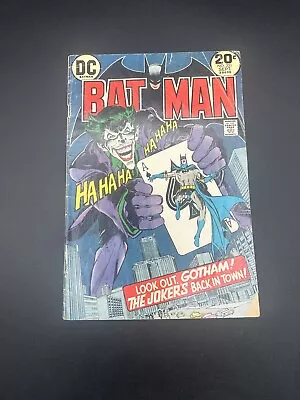 Buy Batman #251 1973 Key DC Comic Book Iconic Neal Adams Cover Art • 239.59£