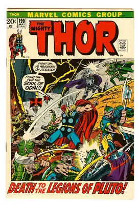 Buy Thor #199 7.5 // John Buscema & Frank Giacoia Cover Marvel Comics 1972 • 31.62£