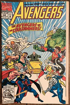 Buy Avengers #350 By Harris Epting Black Widow Thor Vision Hercules X-Men NM/M 1992 • 4.74£