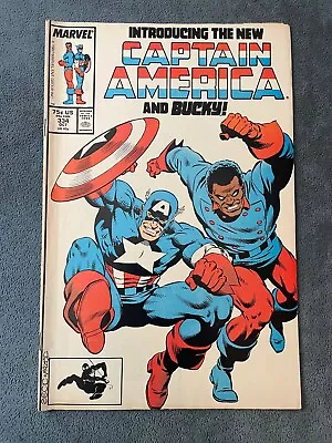 Buy Captain America #334 1987 Marvel Comic 1st Lamar Hoskins Bucky Mike Zeck FN/VF • 4.01£