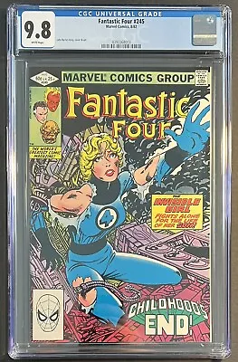 Buy Fantastic Four #245 CGC 9.8 WHITE PAGES! 1ST AVATAR! NICE! 🔥🔑 • 90.91£