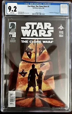 Buy Star Wars: The Clone Wars #1 CGC 9.2 NEWSSTAND EDITION *Rare* • 1,274.65£