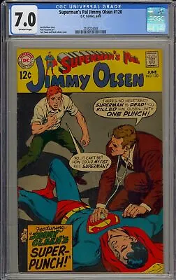 Buy Superman's Pal, Jimmy Olsen #120 - Cgc 7.0 • 96.45£